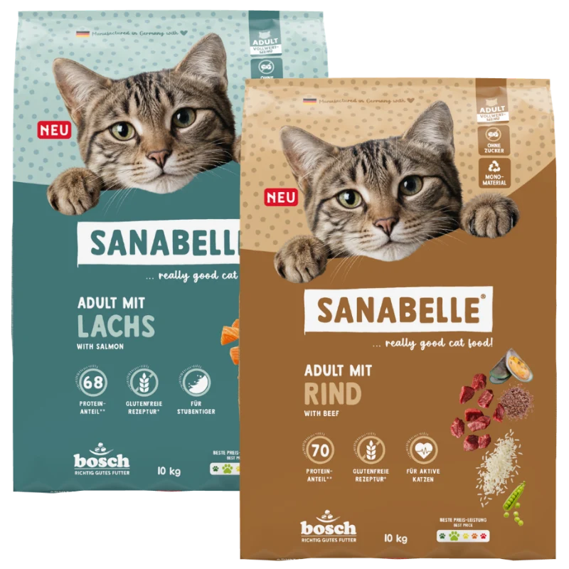 Sanabelle Classic Rind & Sanabelle Classic Lachs Sparpaket