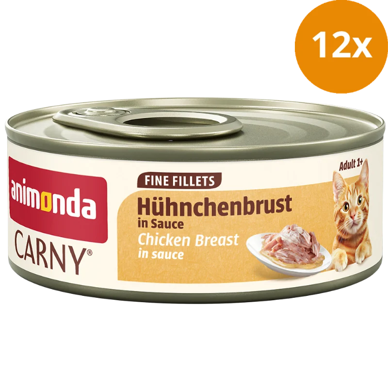 Animonda Cat Carny Fine Fillets Adult Hühnchenbrust in Sauce 60 g