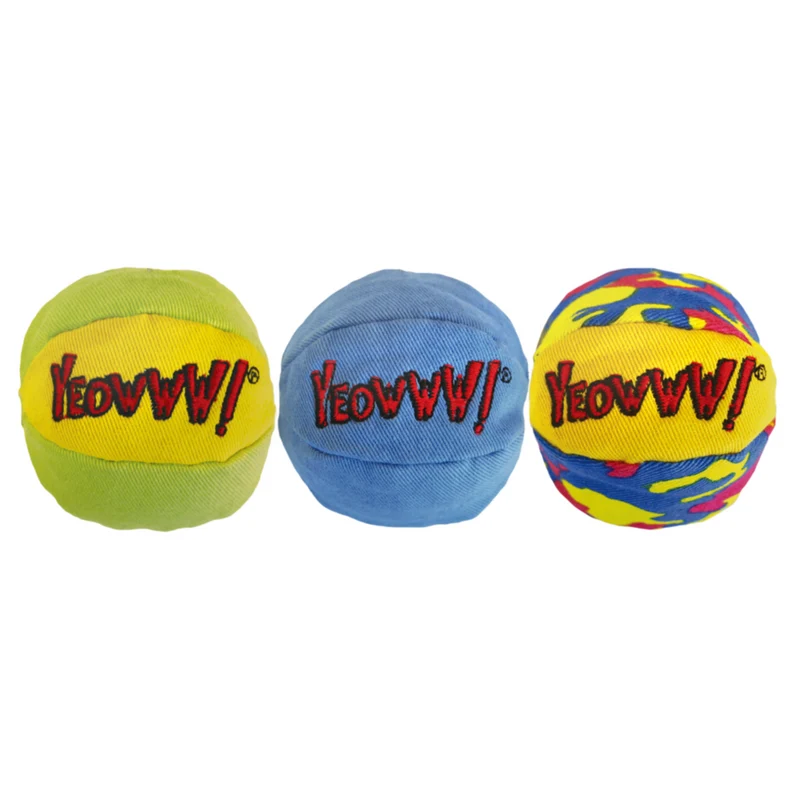 My Cats Balls – 3er Set Katzenspielzeug mit 100% Bio-Katzenminze