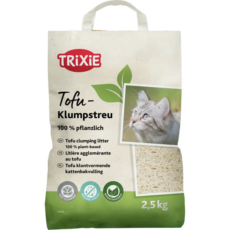 Tofu-Katzenstreu, Katzenstreu