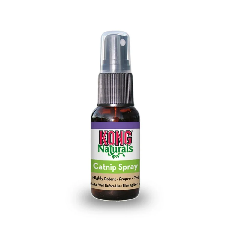KONG Naturals Catnip Spray – Katzenminze-Spray für Katzen | 30 ml