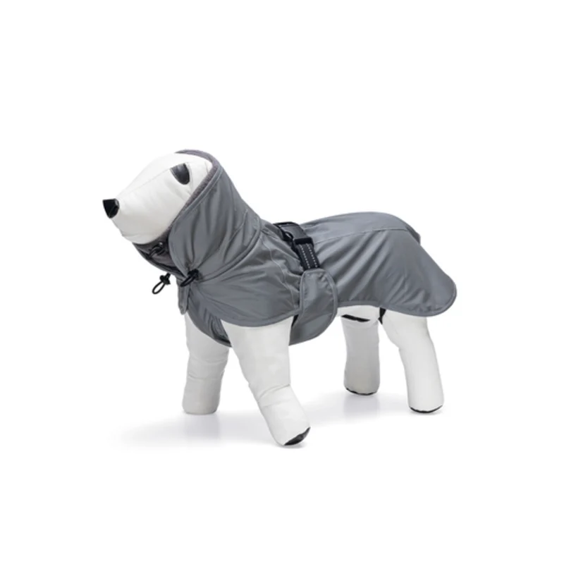 Beeztees Hunde Regenmantel Caro – Reflektierend mit Fleece-Innenfutter
