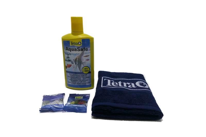 Tetra AquaSafe 250 ml incl. Handtuch + 2x Gummibärchen je 10g