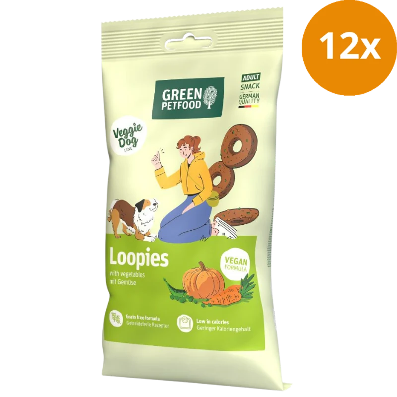 Green Petfood Loopies with Vegetables 100 g