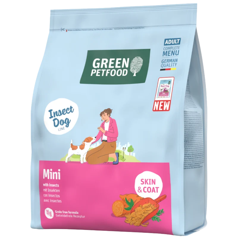 Green Petfood Dog Mini with Insects