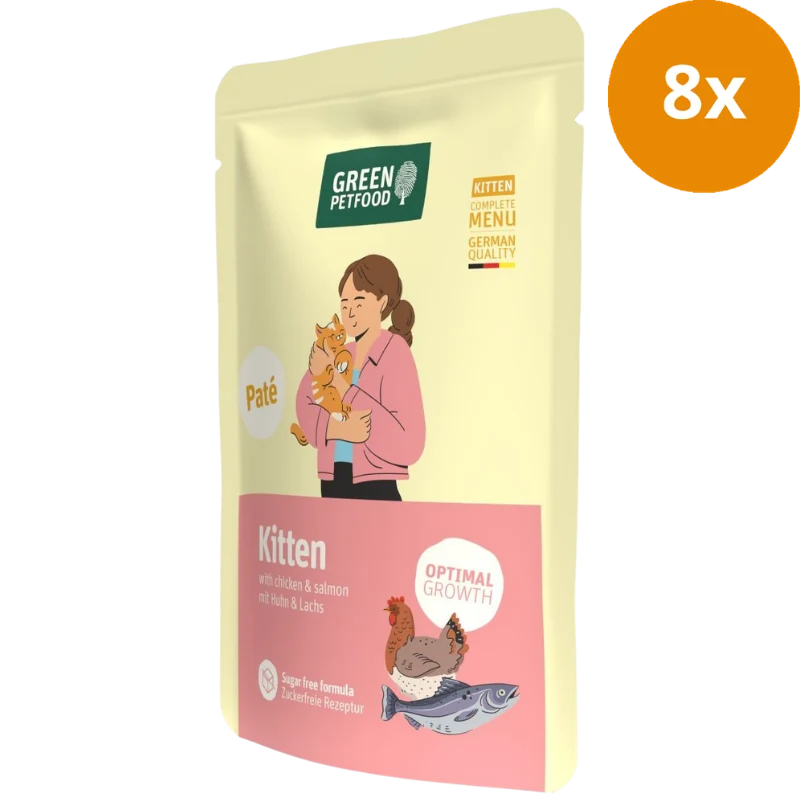 Green Petfood Cat Paté Kitten 85 g