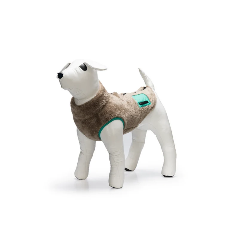 Beeztees Hundemantel Teddy – Taupe | Warm & wasserabweisend