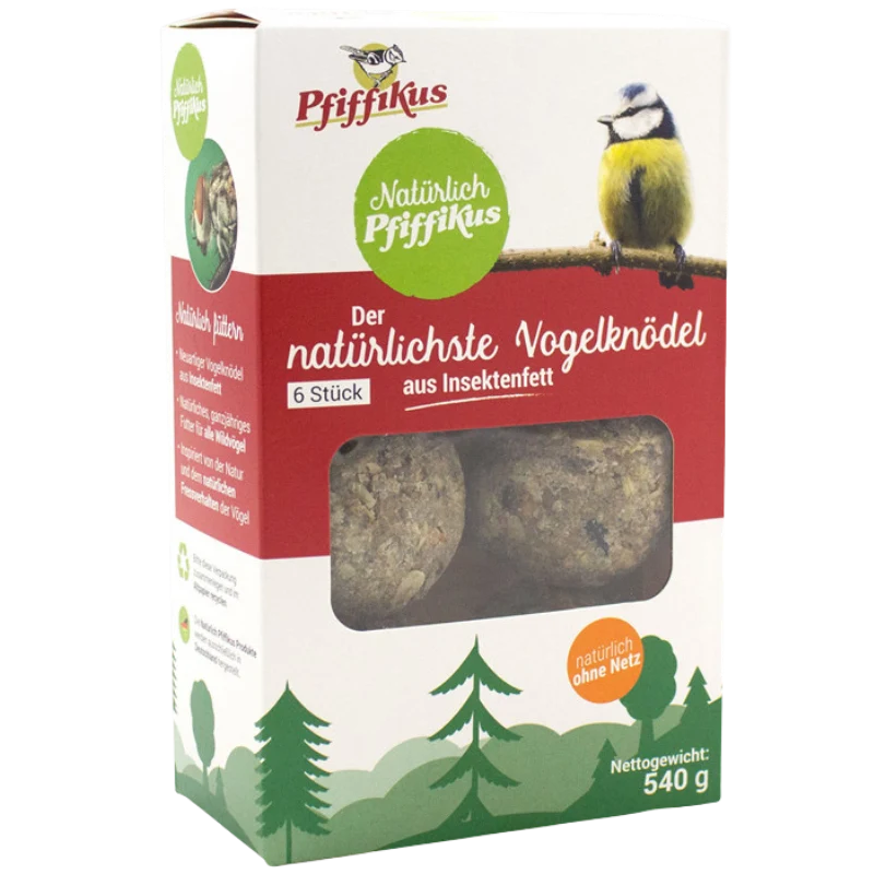 Natürlich Pfiffikus Vogelknödel 6er Faltschachtel
