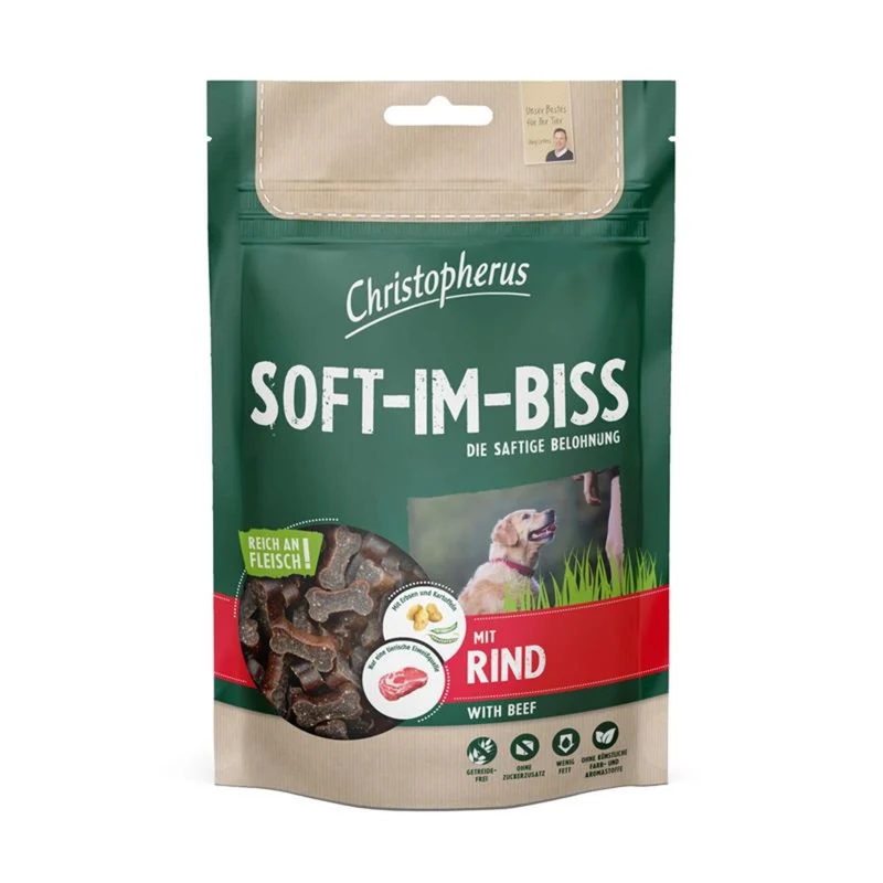 Christopherus Hundesnacks Soft-Im-Biss mit Rind