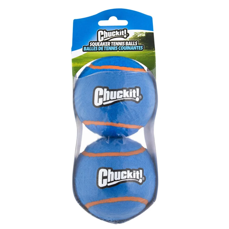 Chuckit! Squeaker Tennis Balls, 2er Pack