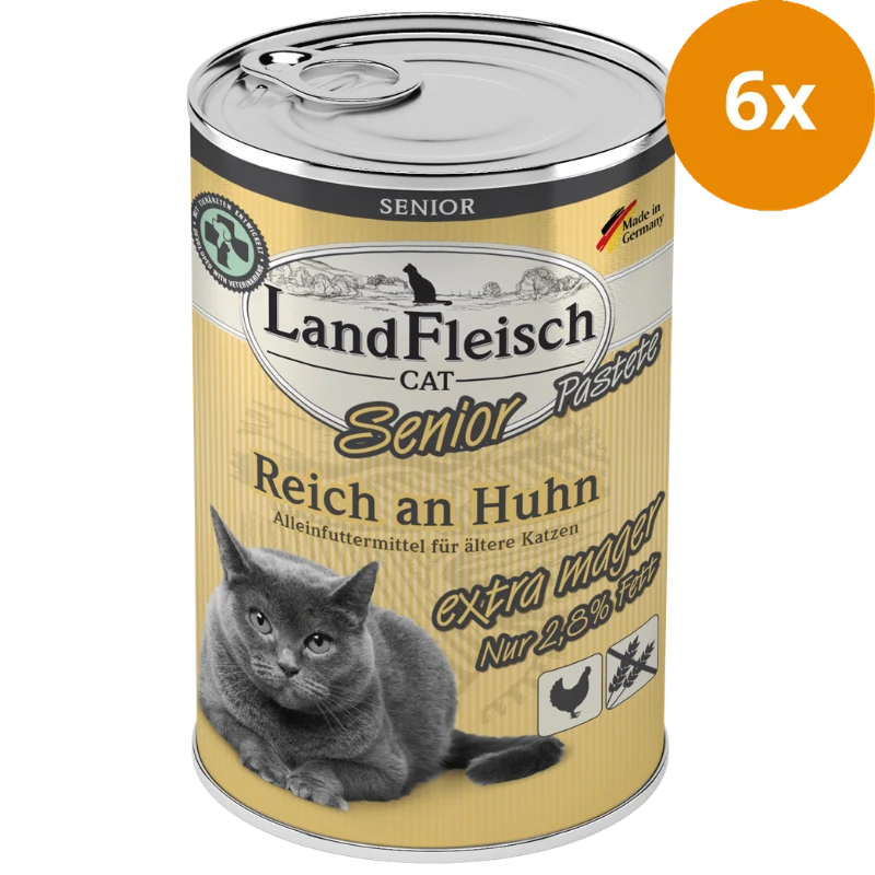 LandFleisch Cat Senior Huhn extra mager 400 g