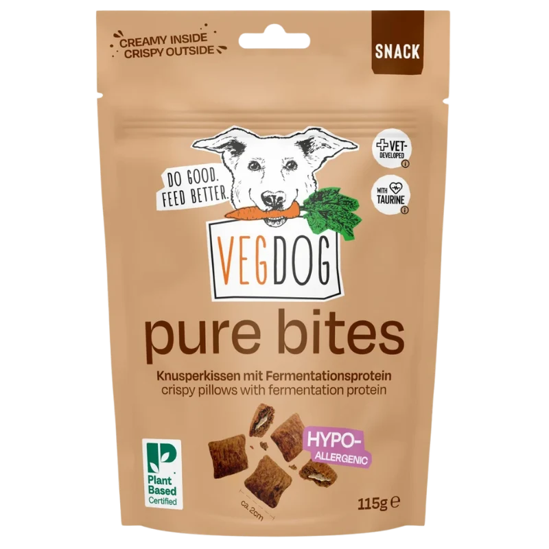 VEGDOG Snack Pure Bites 115 g