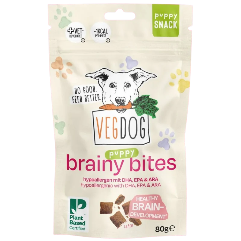 VEGDOG Brainy Bites 80 g