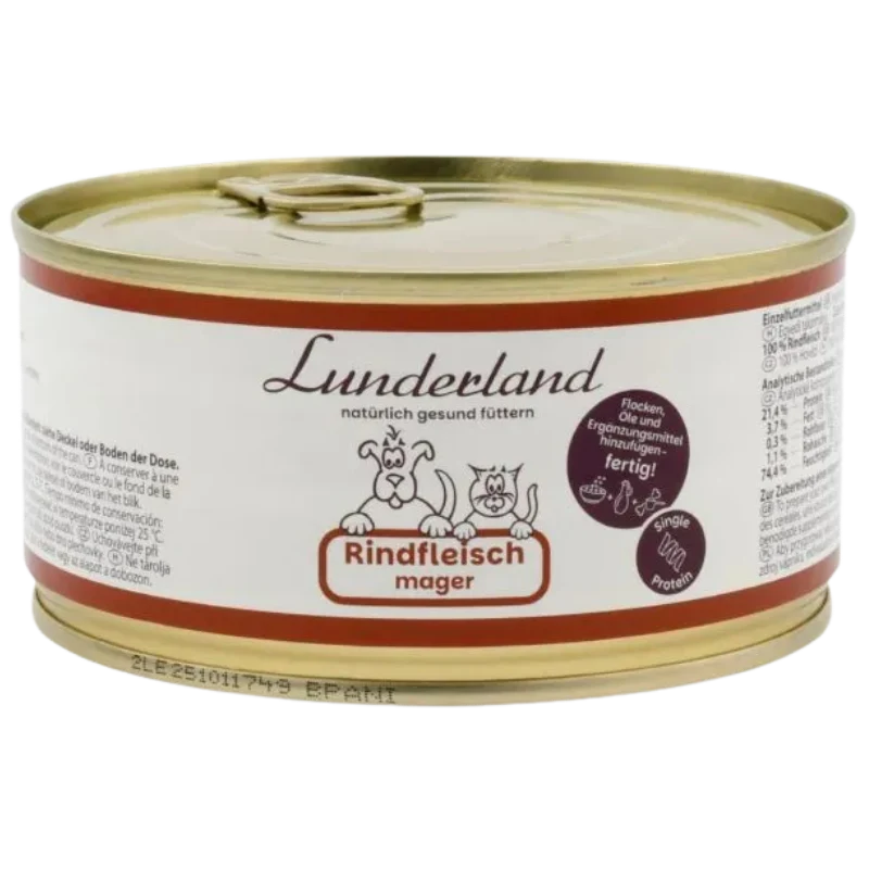 Lunderland Dose Rindfleisch mager 300 g