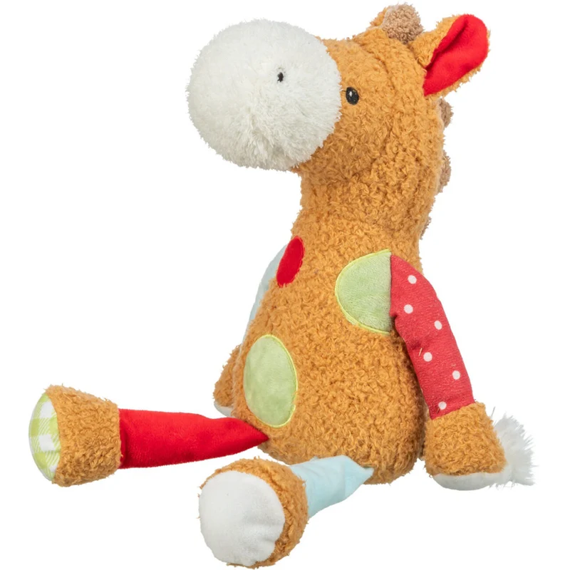 Flicken-Pferd aus Plüsch