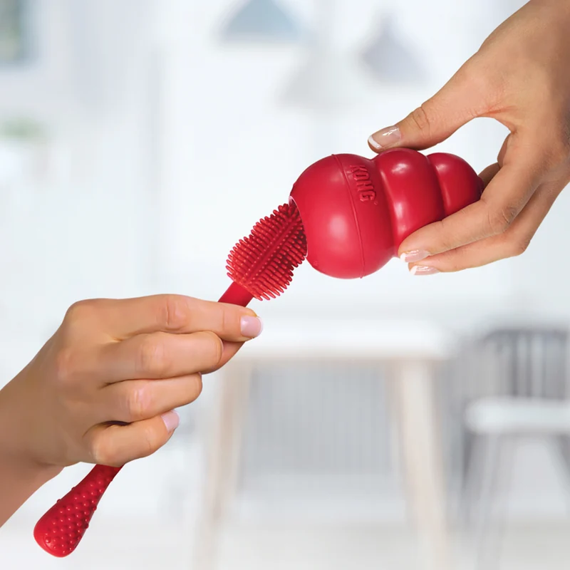 KONG Reinigungsbürste – Spezialbürste für KONG Classic & Extreme | 22 cm