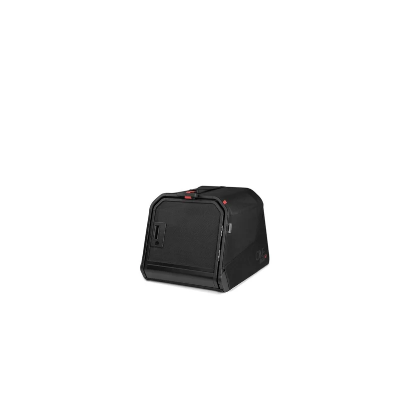 1one1 Hundetransportbox Origami – klappbar per Knopfdruck, Aluminium, S–XL