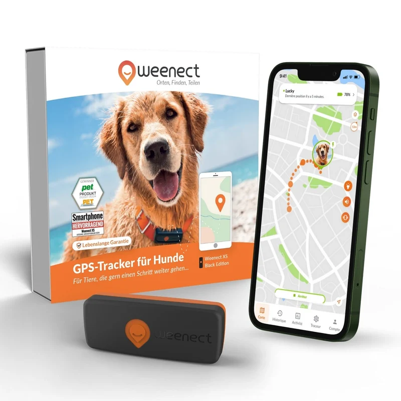 XS GPS Tracker für Hunde mit Lebenslanger Garantie