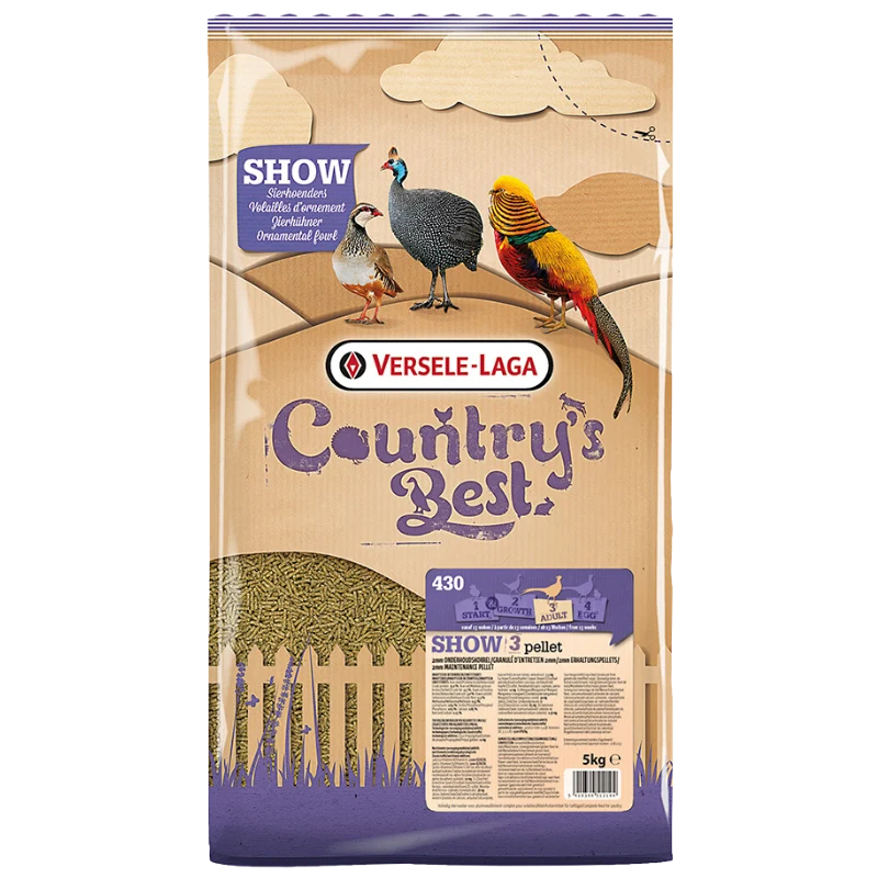 Versele Country's Best SHOW 3 Pellet
