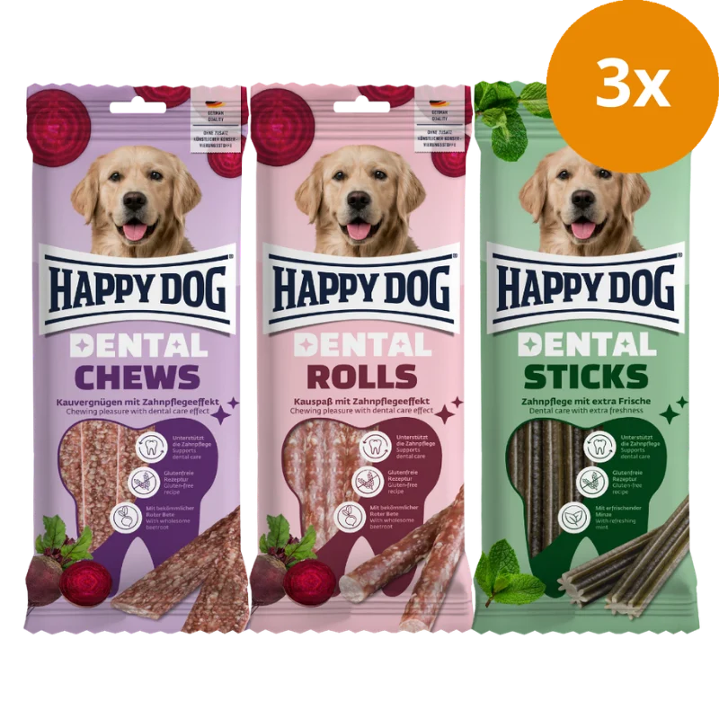 Happy Dog Dental Snacks Probiermix