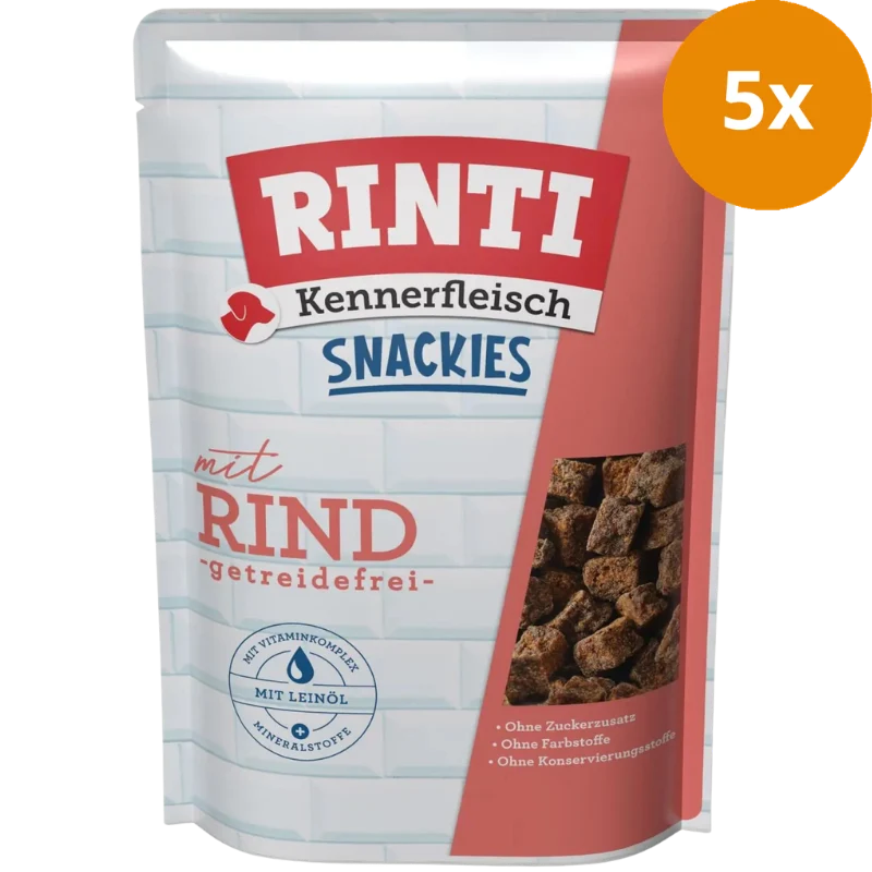Rinti Kennerfleisch Snackies Adult Rind 225 g