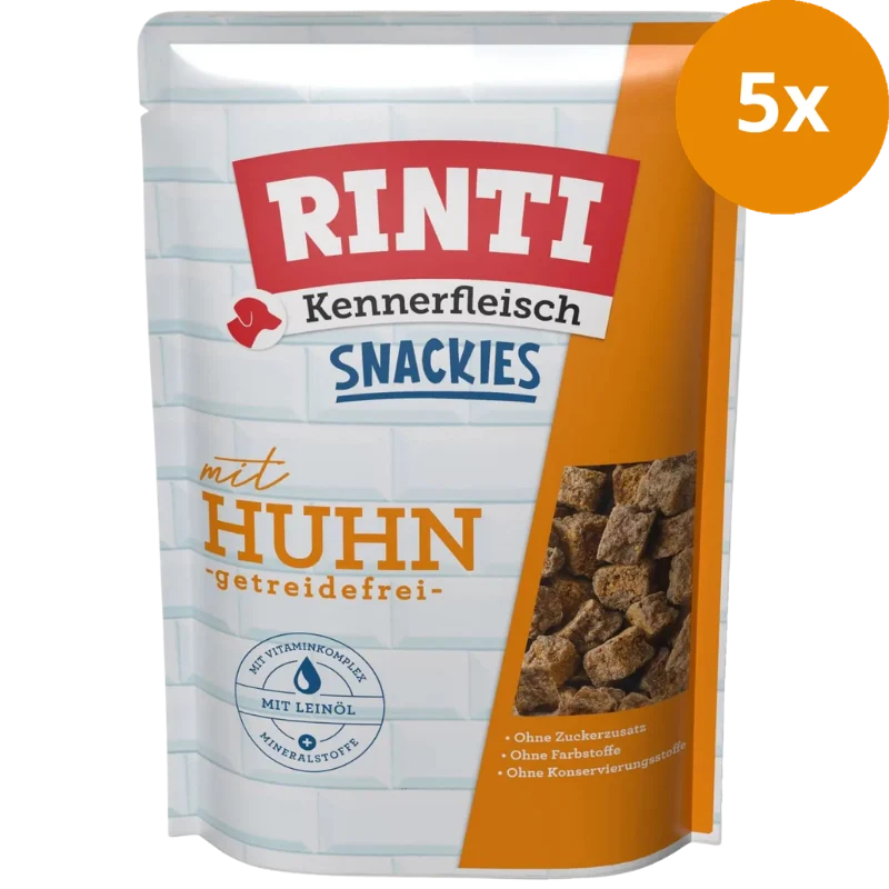 Rinti Kennerfleisch Snackies Adult Huhn 225 g