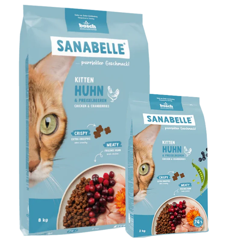 Sanabelle Kitten Huhn 8 kg + Sanabelle Kitten Huhn 2 kg