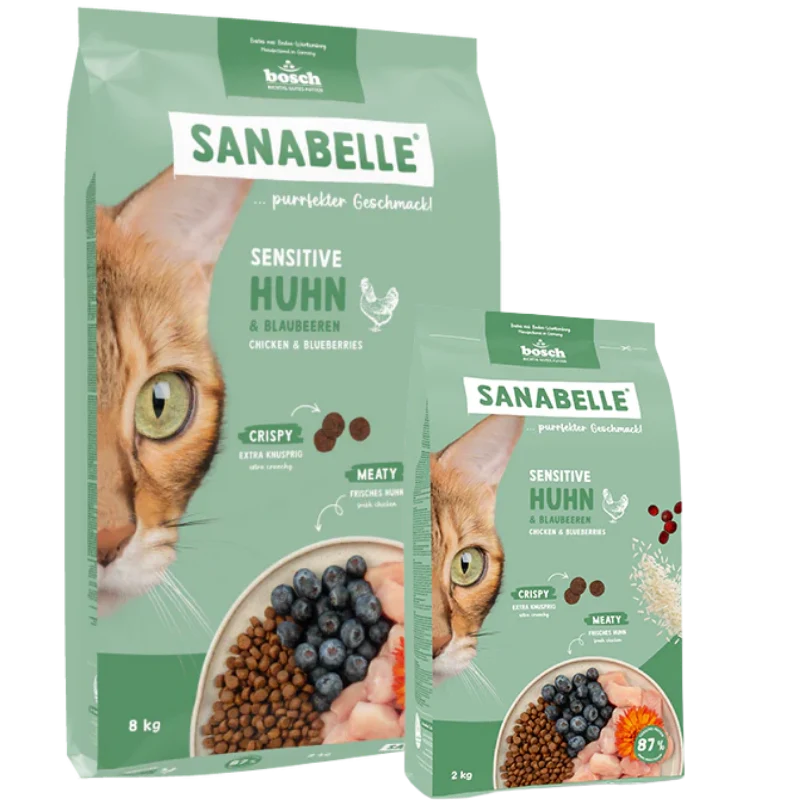 Sanabelle Sensitive Huhn 8 kg + Sanabelle Sensitive Huhn 2 kg
