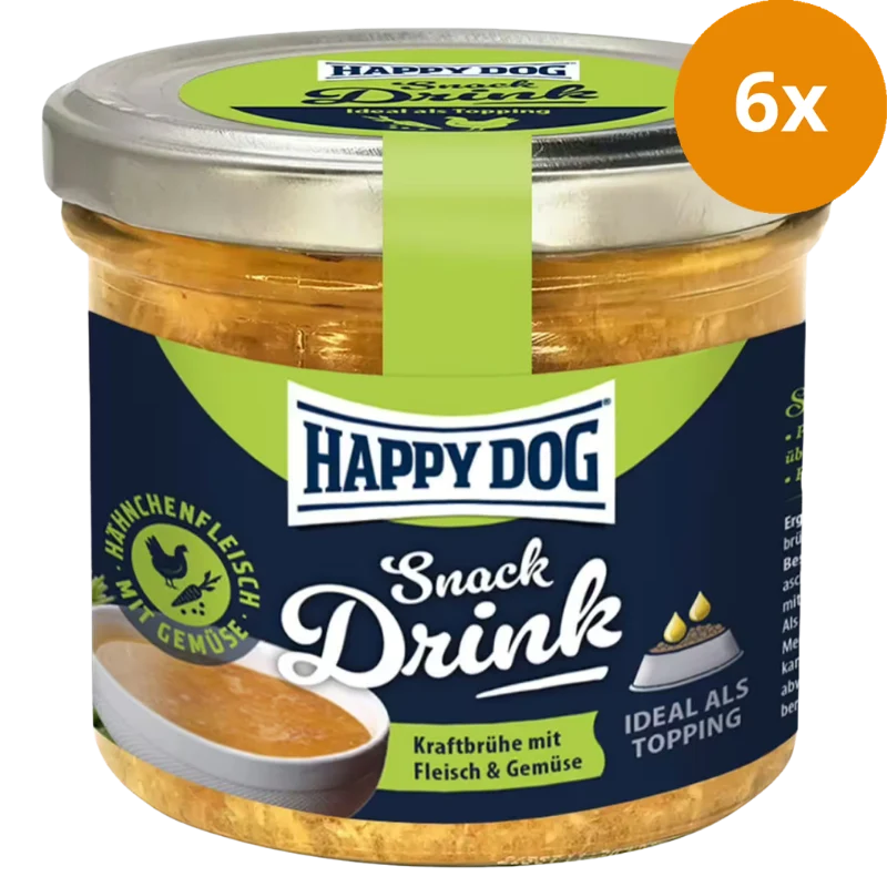 Happy Dog Snack Drink mit Hähnchenfleisch und Gemüse