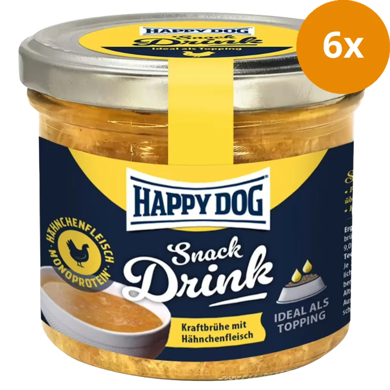 Happy Dog Snack Drink mit Hähnchenfleisch