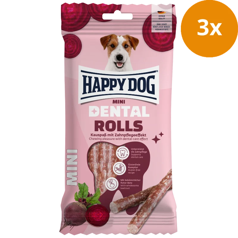 Happy Dog Dental Snacks Dental Rolls Mini 92 g