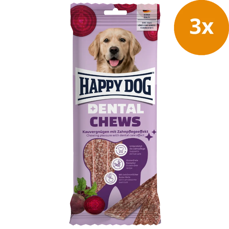 Happy Dog Dental Snacks Dental Chews 195 g