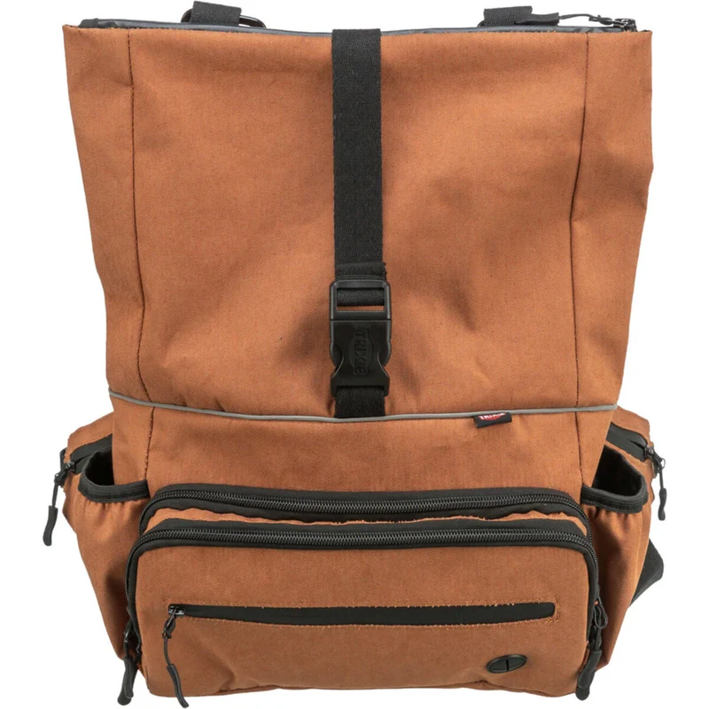 Rolltop als Hüfttasche und Hunde-Rucksack tragbar