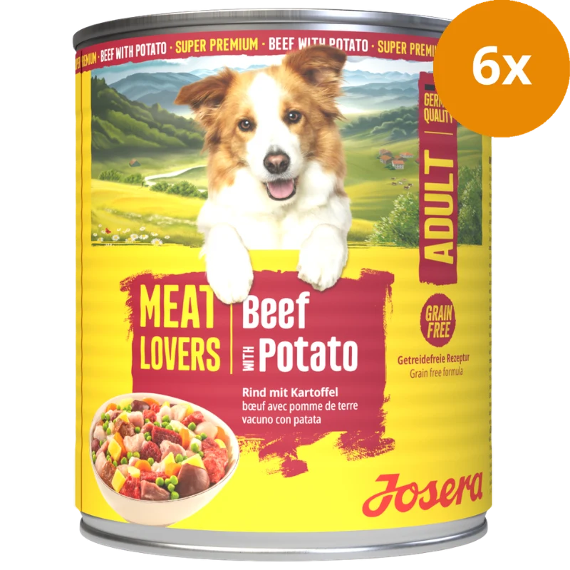 Josera Meat Lovers Adult Menu Beef & Potato 800 g