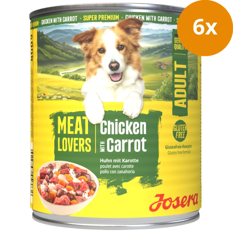 Josera Meat Lovers Adult Menu Chicken & Carrot 800 g