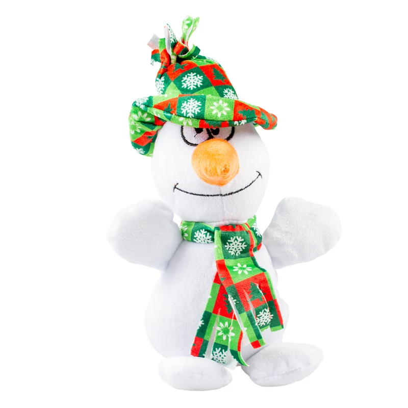 Plüsch Schneemann, Hundespielzeug