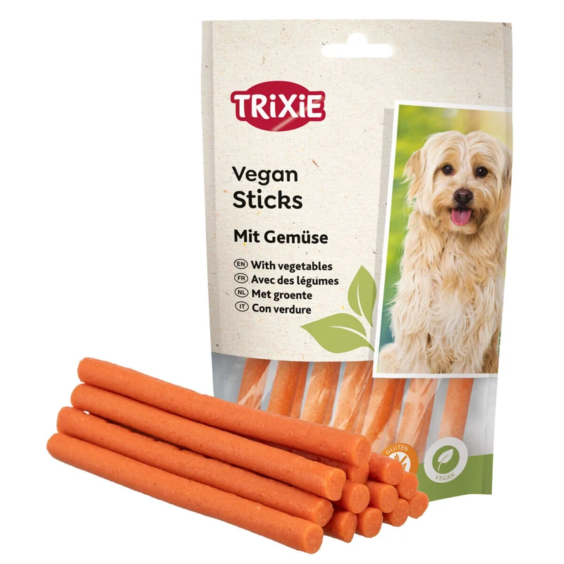 Vegane Hunde Sticks mit Gemüse