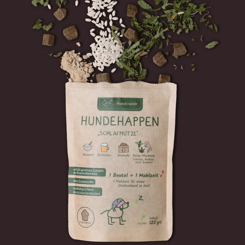 Vegane Hundehappen Schlafmütze