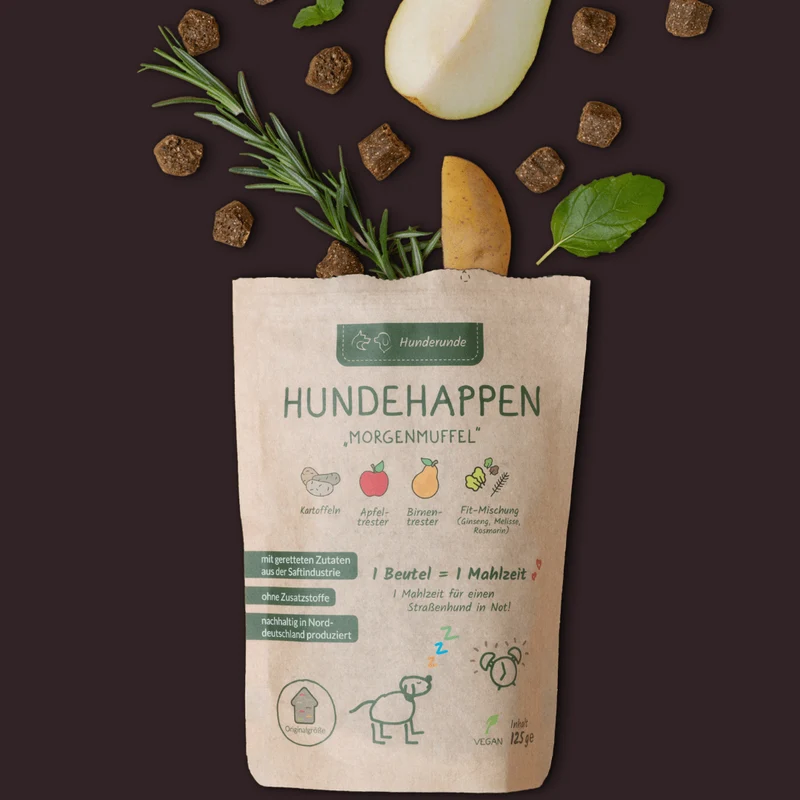 Vegane Hundehappen Morgenmuffel