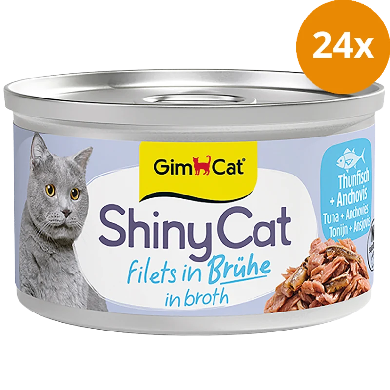 Gimpet ShinyCat in Brühe Thunfisch & Anchovies 70 g