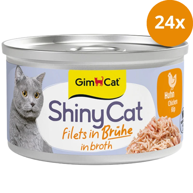 Gimpet ShinyCat in Brühe Hühnchen 70 g