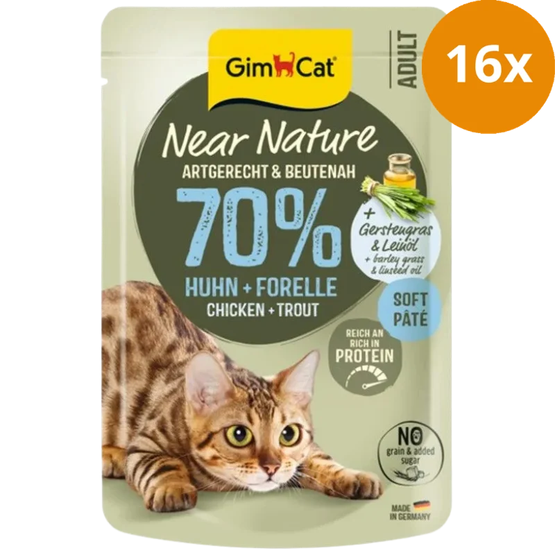 GimCat Near Nature Huhn & Forelle 85 g