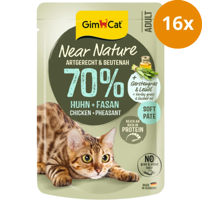 GimCat Near Nature Huhn & Fasan 85 g