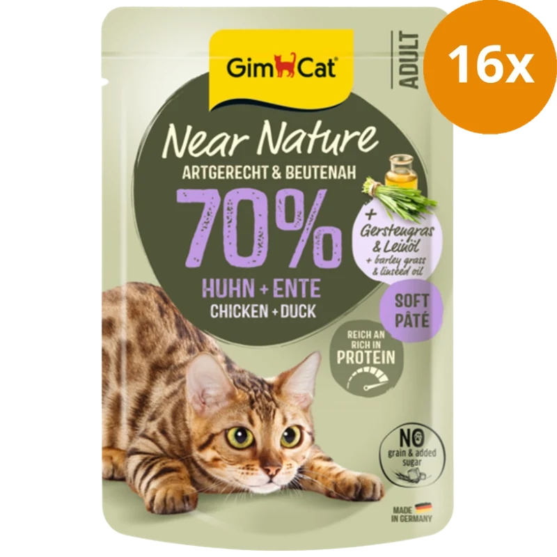 GimCat Near Nature Huhn & Ente 85 g