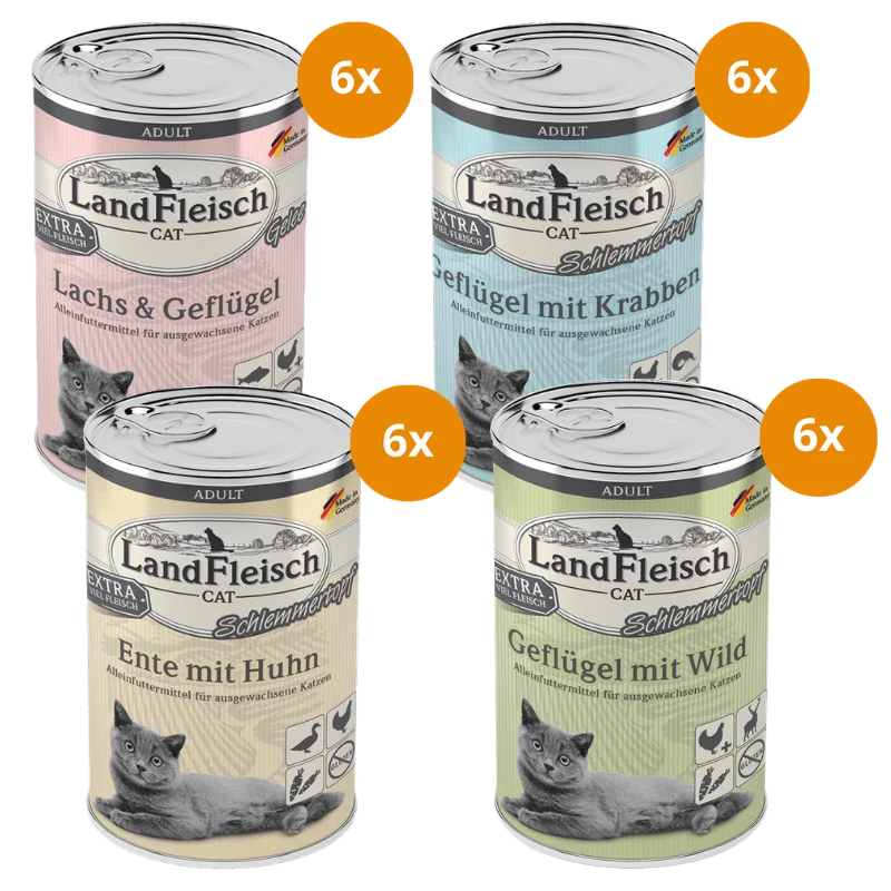 LandFleisch Probierpaket 400 g – Schlemmertopf Vielfalt (4 Sorten)