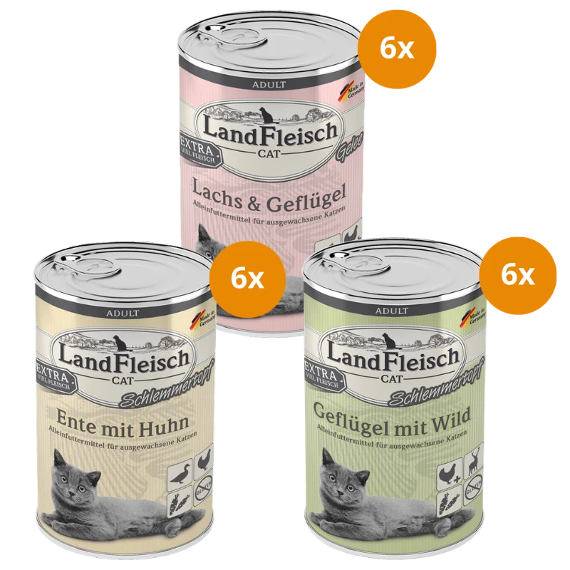 LandFleisch Kombipaket 400 g – Schlemmertopf Mix (3 Sorten)