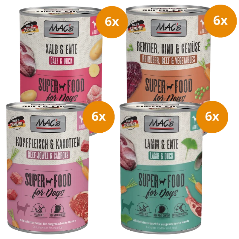 MAC’s Dog Kombipaket 400 g – Premium Fleischmix