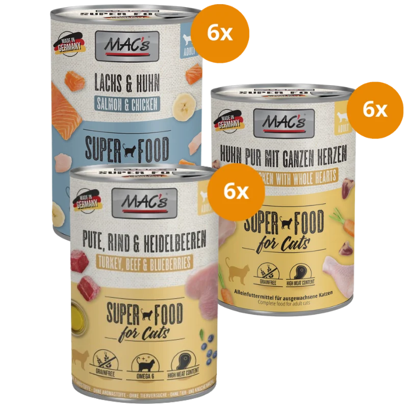 MAC’s Cat Probierpaket 400 g – Feinschmecker Mix