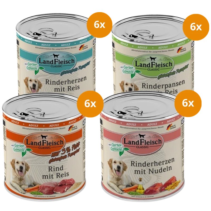 LandFleisch Kombipaket 800 g – Rind Spezial Mix (4 Sorten)