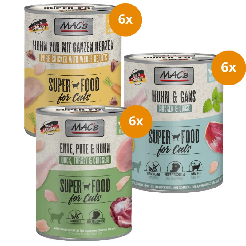 MAC’s Cat Kombipaket 800 g – Geflügel Vielfalt Mix